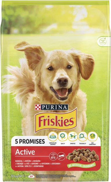 Сухий корм PURINA Friskies, для дорослих собак, 10 кг